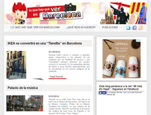 Tablet Screenshot of loquehayqueverenbarcelona.es